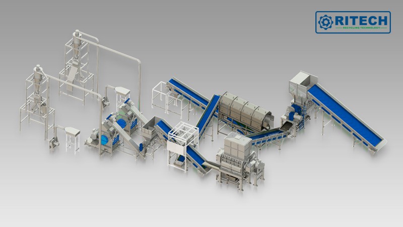 Waste Tyre recycling line