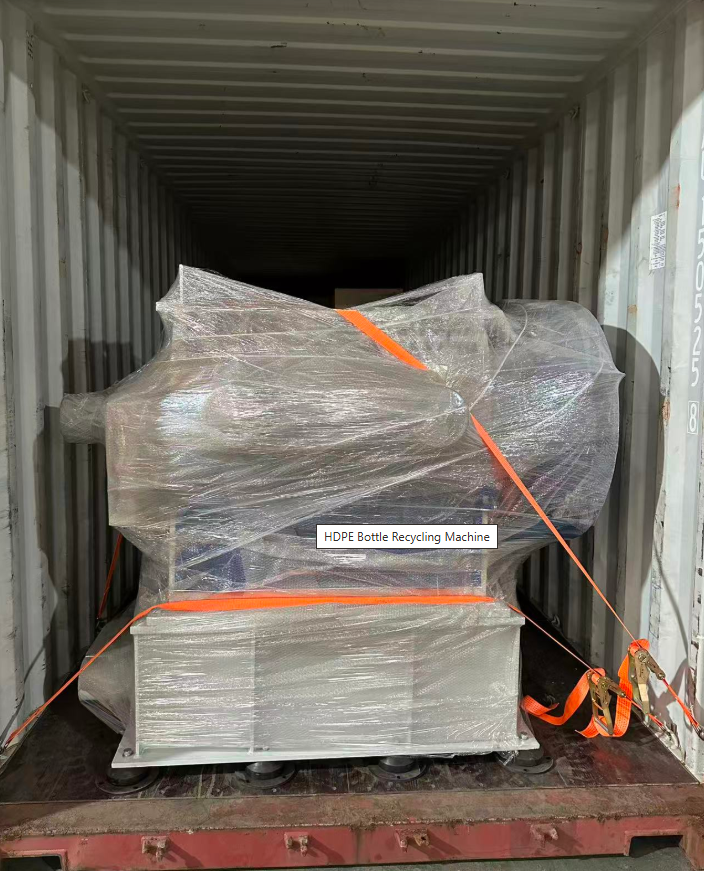 HDPE Packaging Bottle Recycling Plant Shipped To Spain